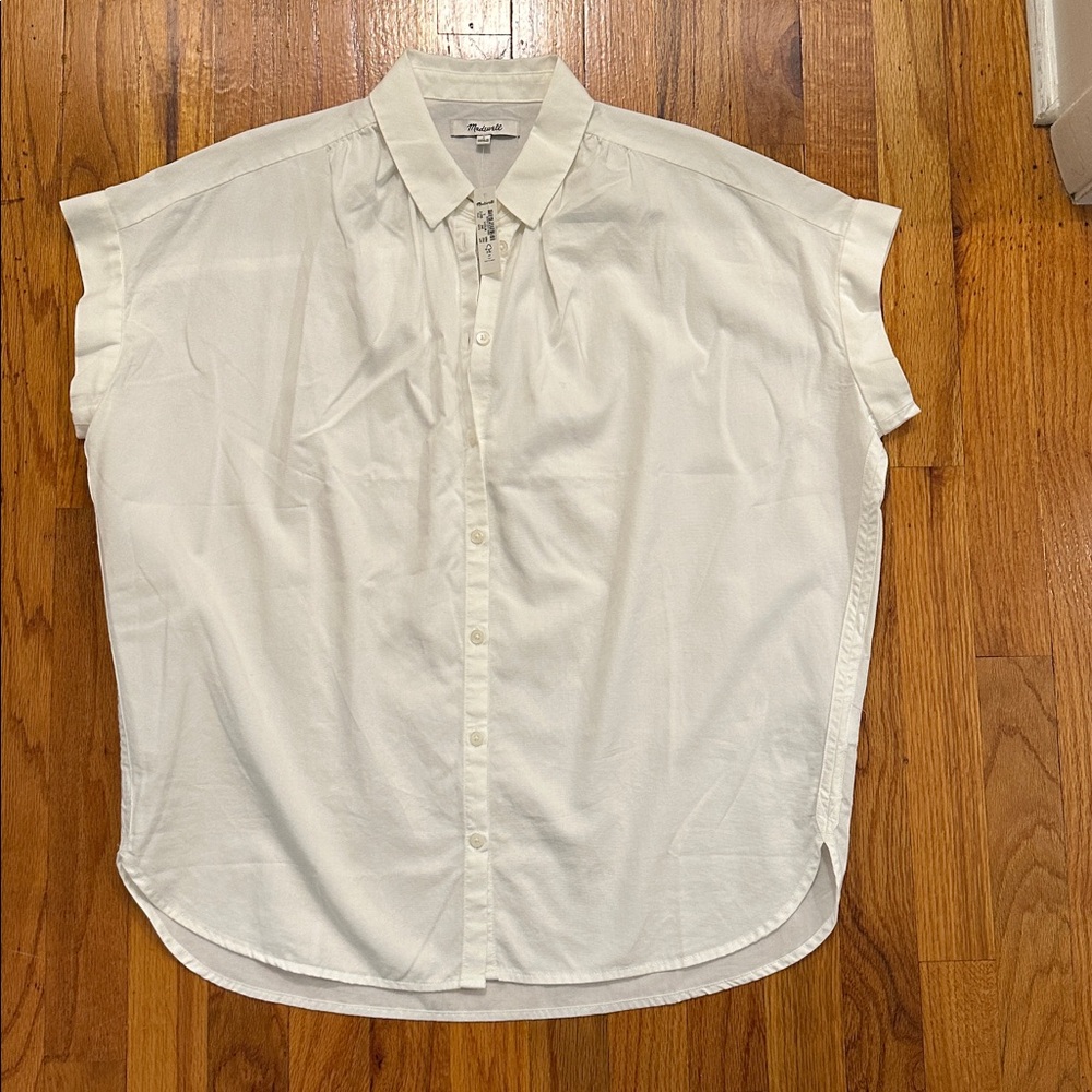 Madewell Ivory Collared Shirt